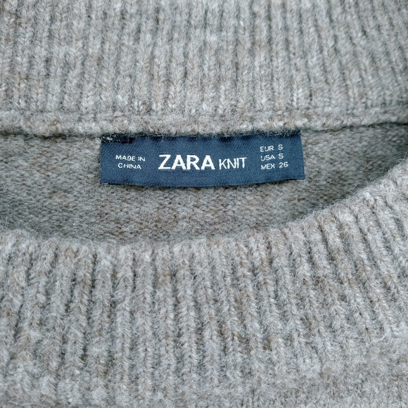 Zara Knit Tie Sleeve Sweater - Picture 14 of 15